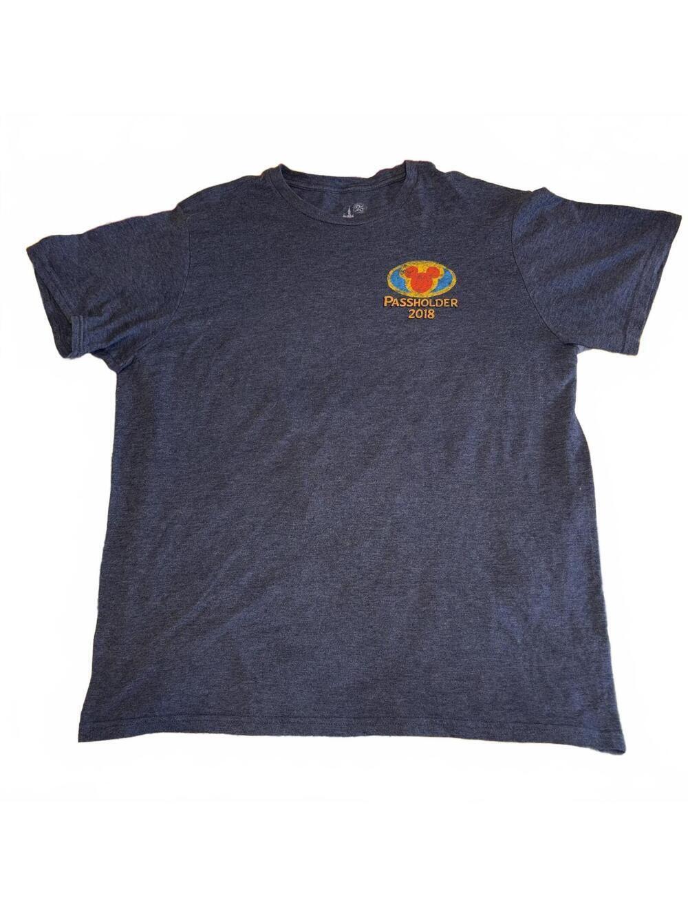 Disney EPCOT Flower & Garden Festival Passholder T-Shirt 2018 Mens XL